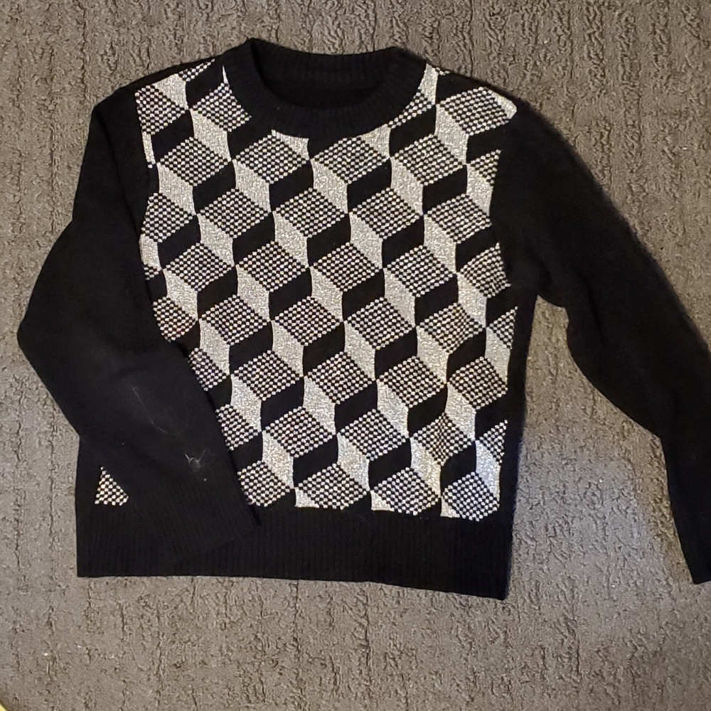Vintage Geometric Sweater
